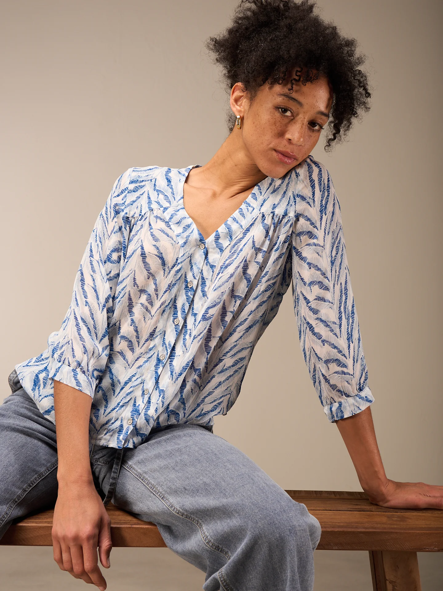 Bluse mit Knopfleiste - Image 12