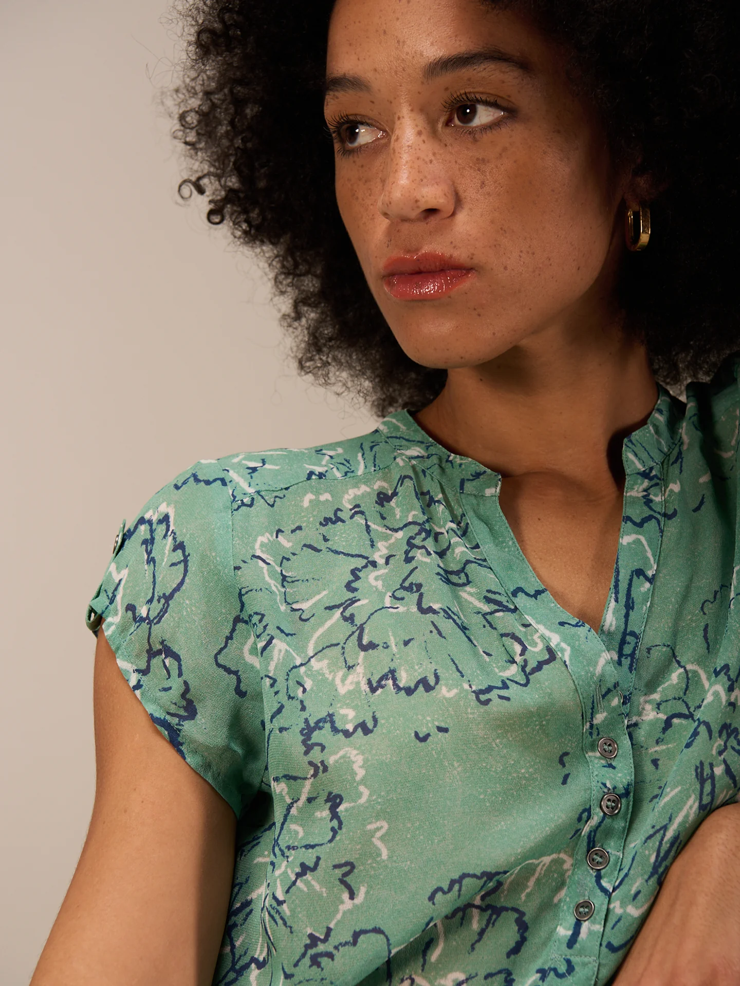 Bluse mit Rundhals - Image 4