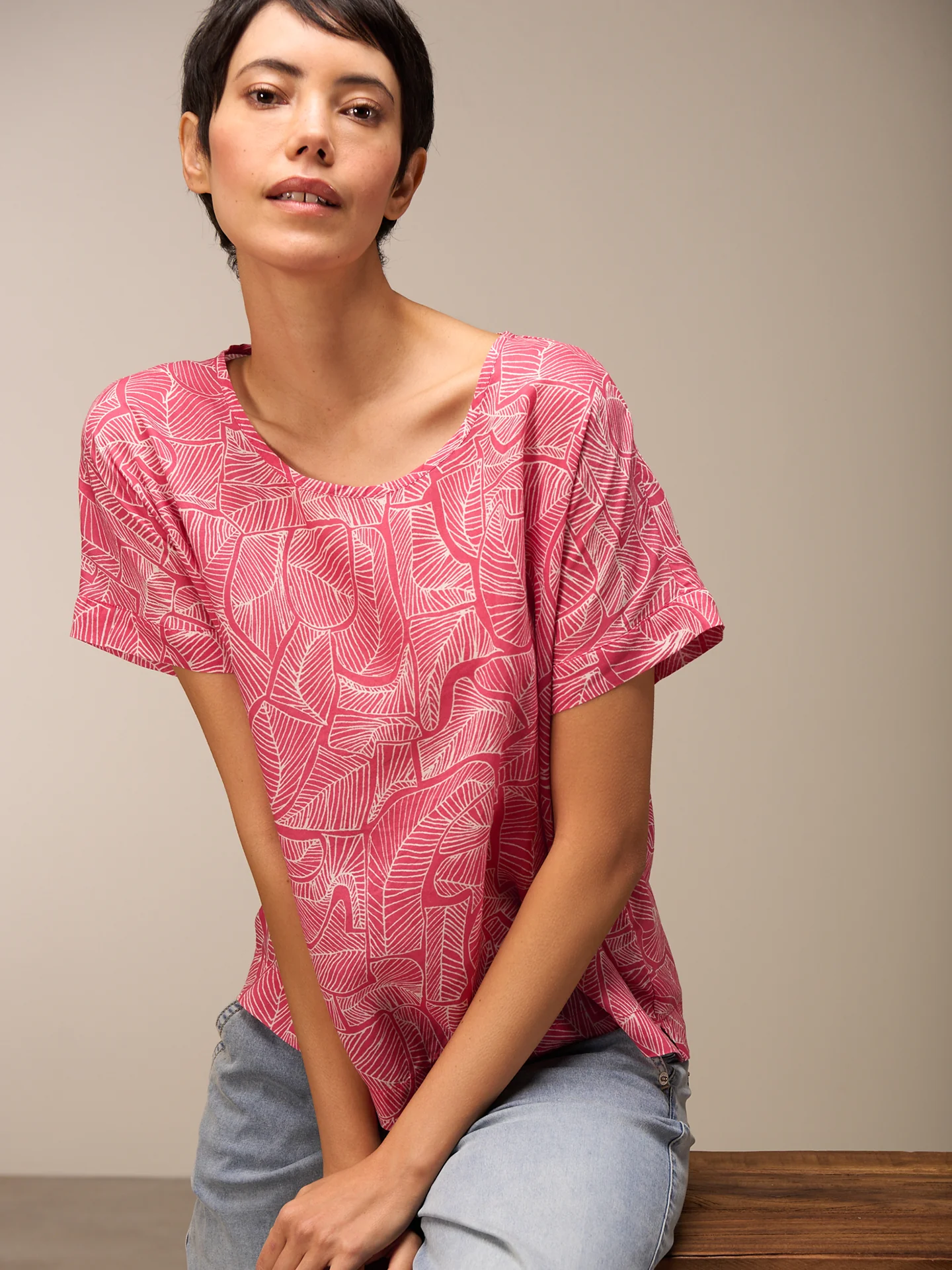 Bluse mit Rundhals - Image 17