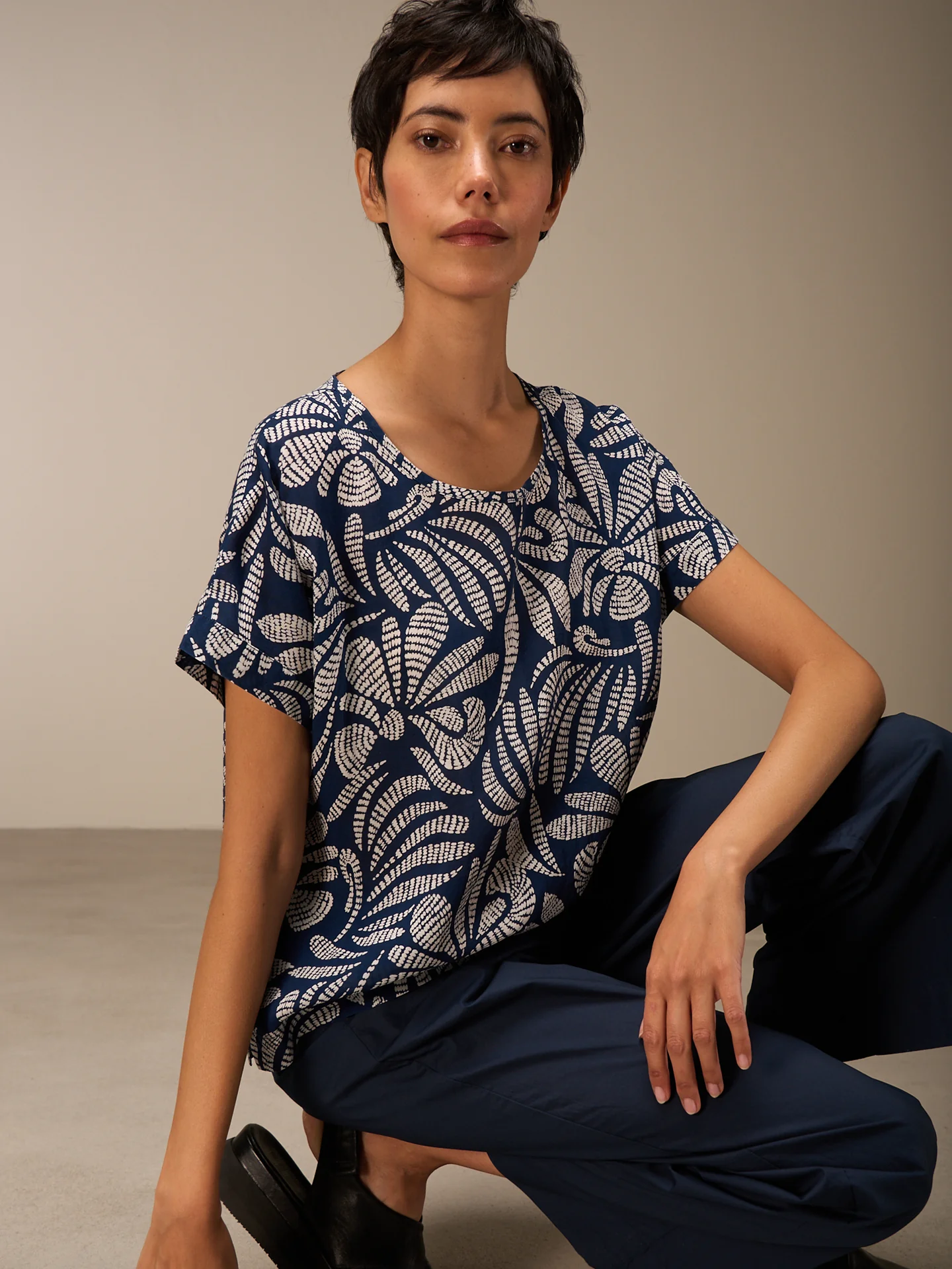 Bluse mit Rundhals - Image 26