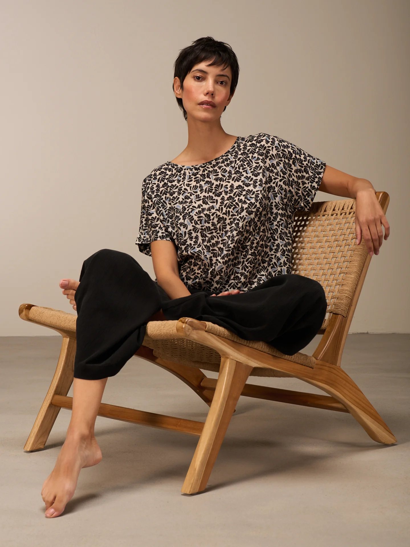 Bluse mit Rundhals - Image 4