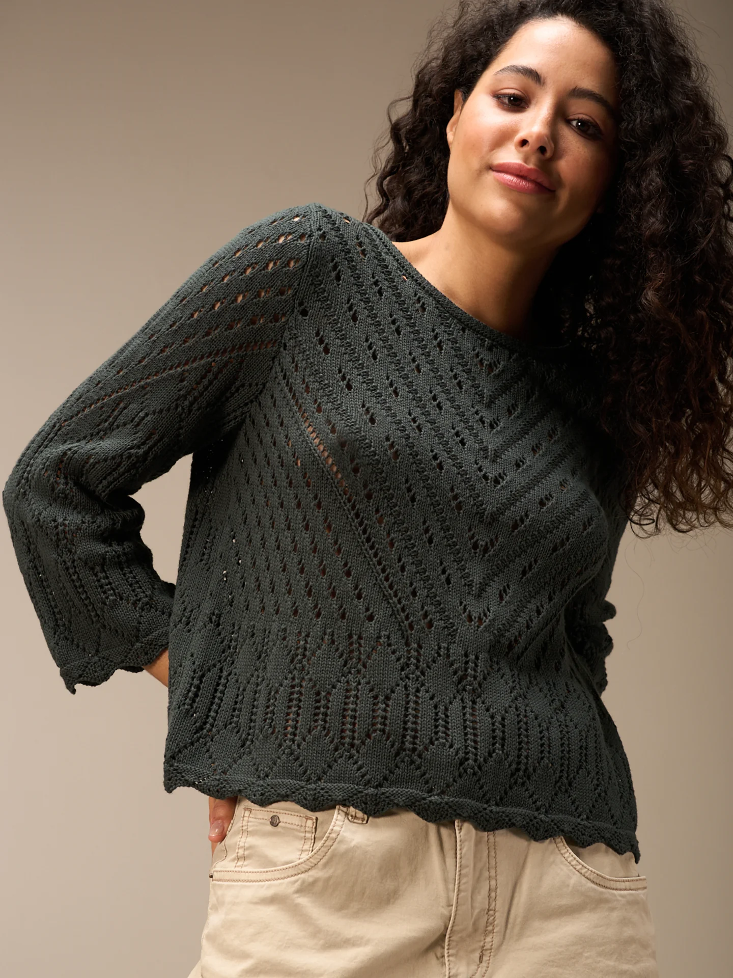 Pullover locker gestrickt - Image 10