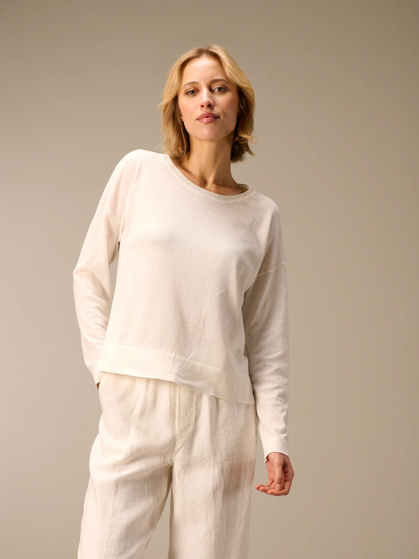 Strickpullover mit Leinen - Image 12