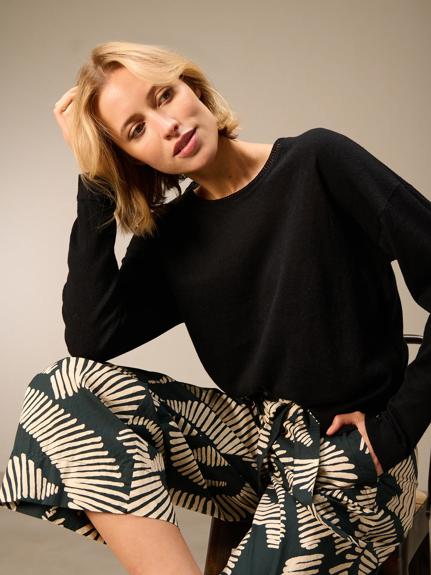 Strickpullover mit Leinen - Image 4