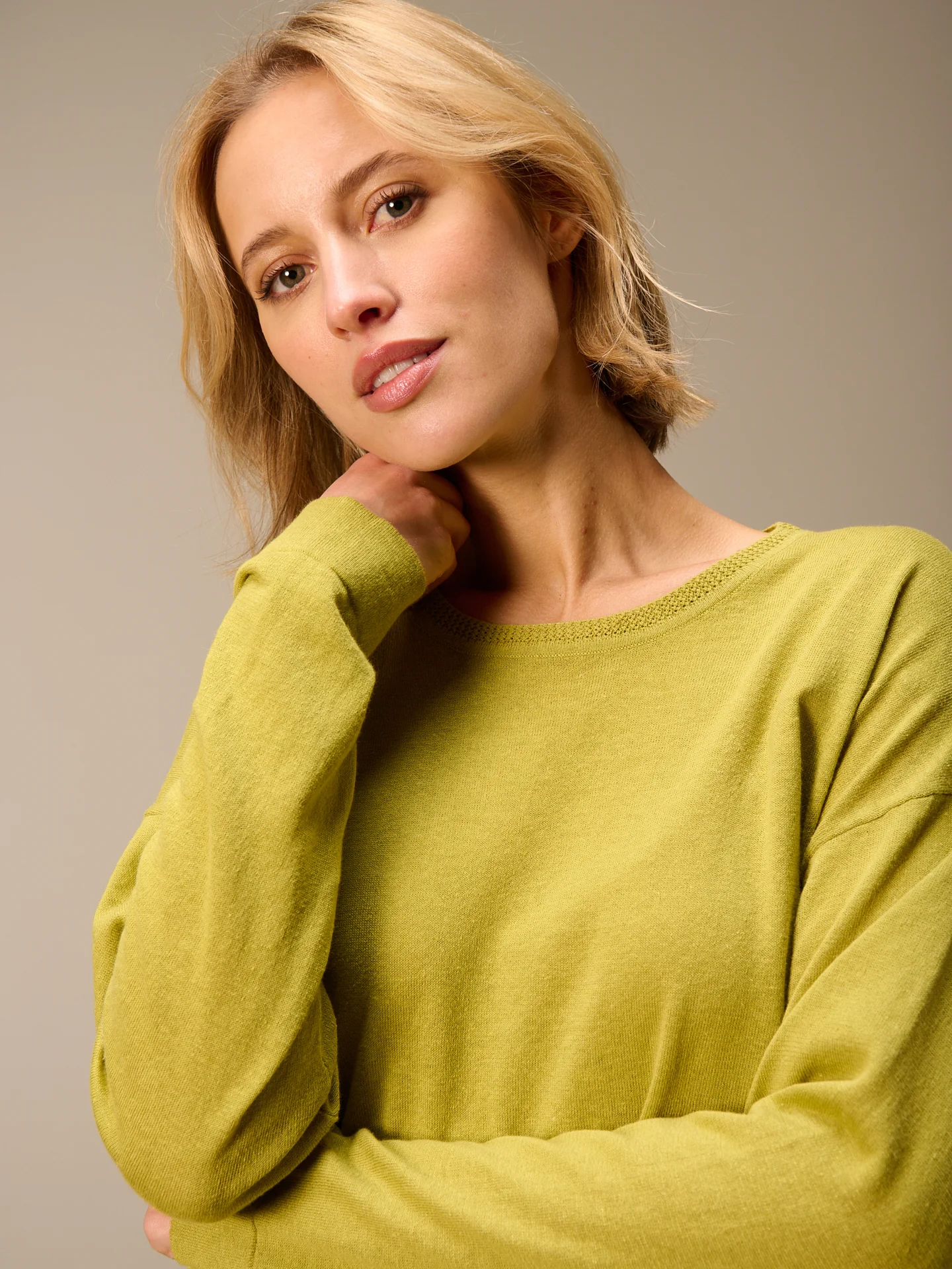 Strickpullover mit Leinen - Image 8