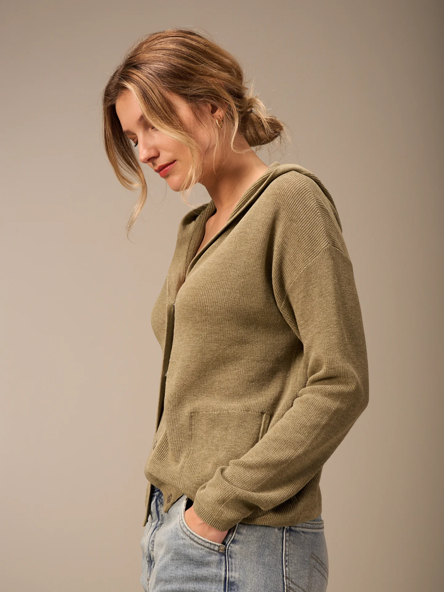 Strickjacke mit Kapuze - Image 16