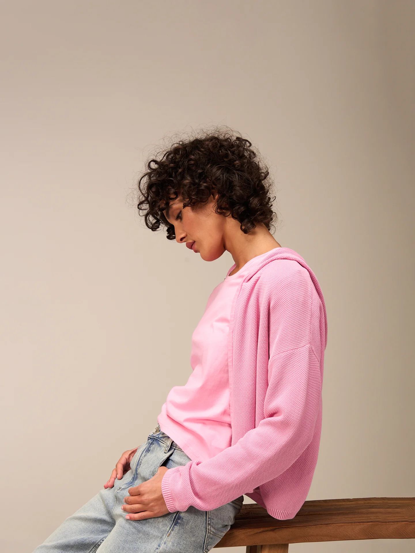 Strickjacke mit Kapuze - Image 15