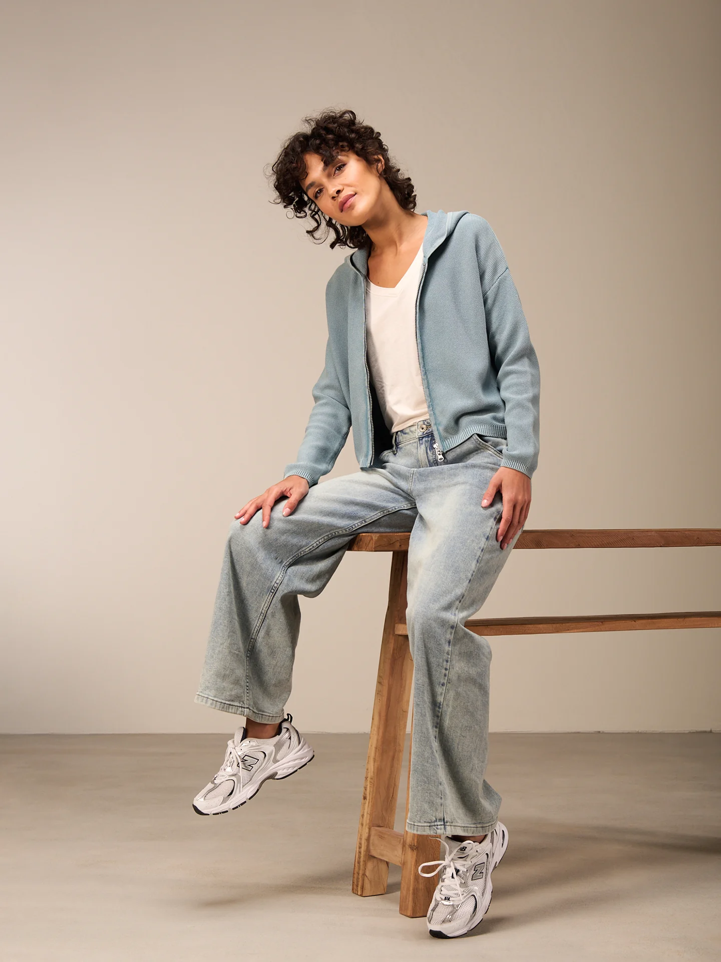 Strickjacke mit Kapuze - Image 20