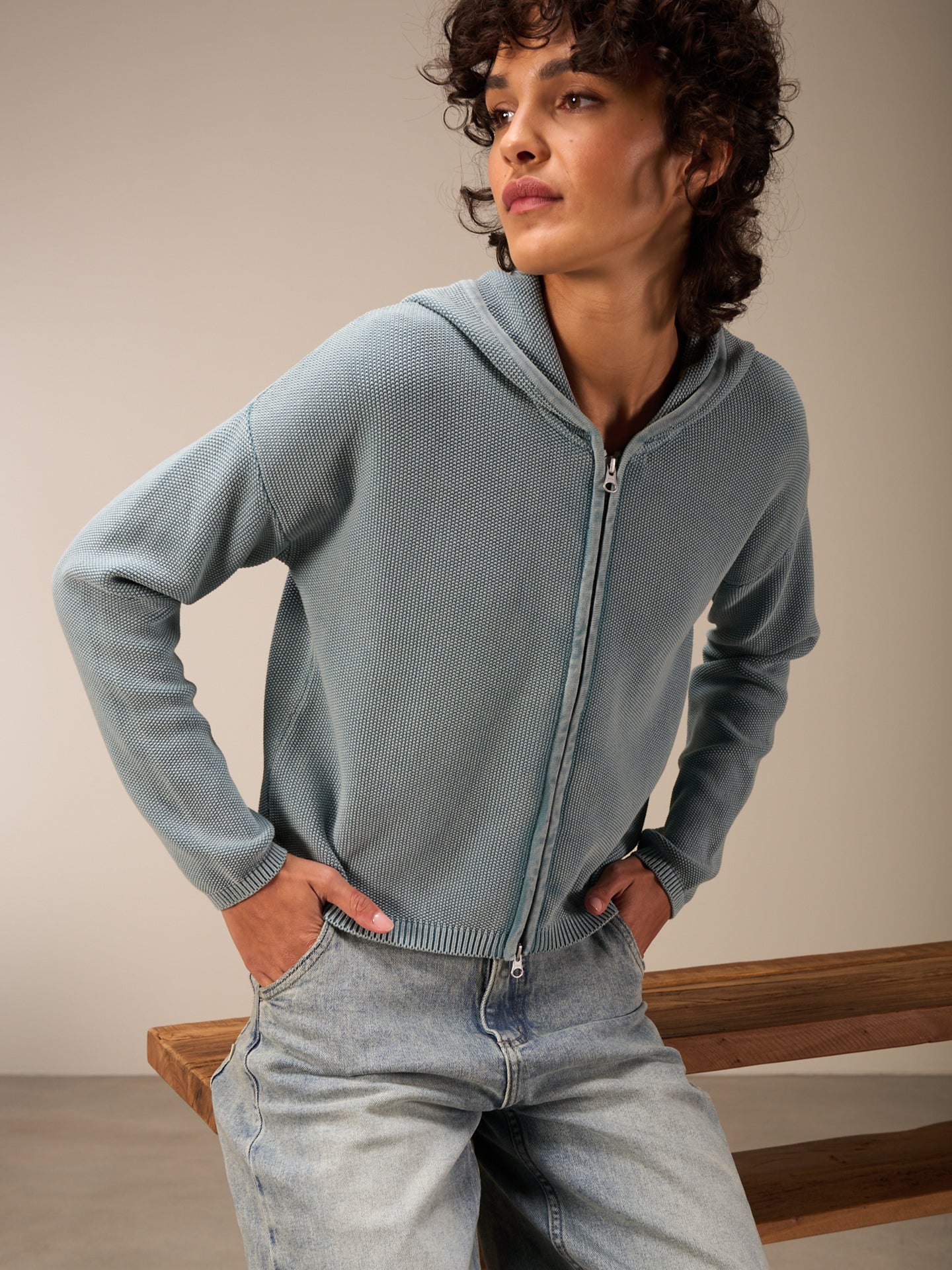 Strickjacke mit Kapuze - Image 21