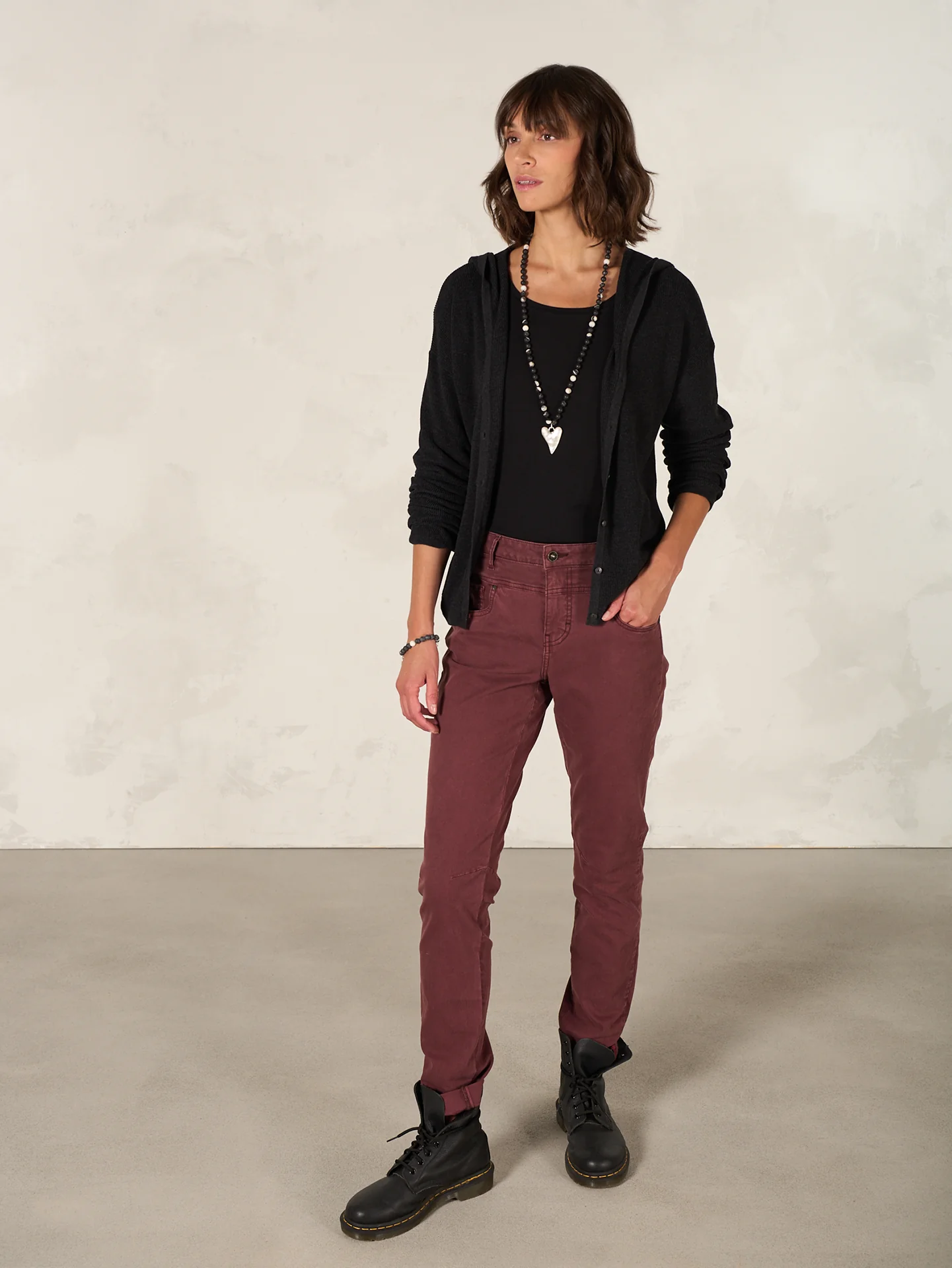 Strickjacke mit Kapuze - Image 4