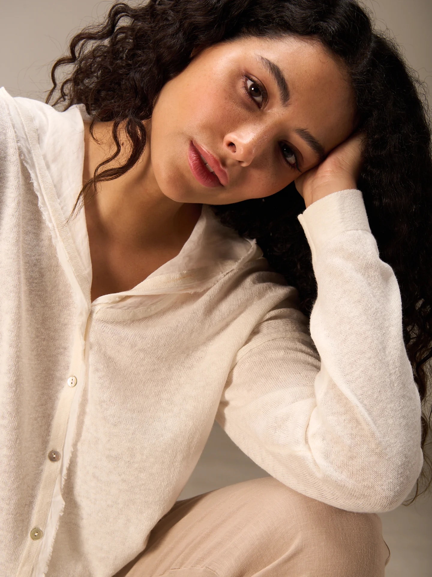 Strickjacke mit Kapuze - Image 7