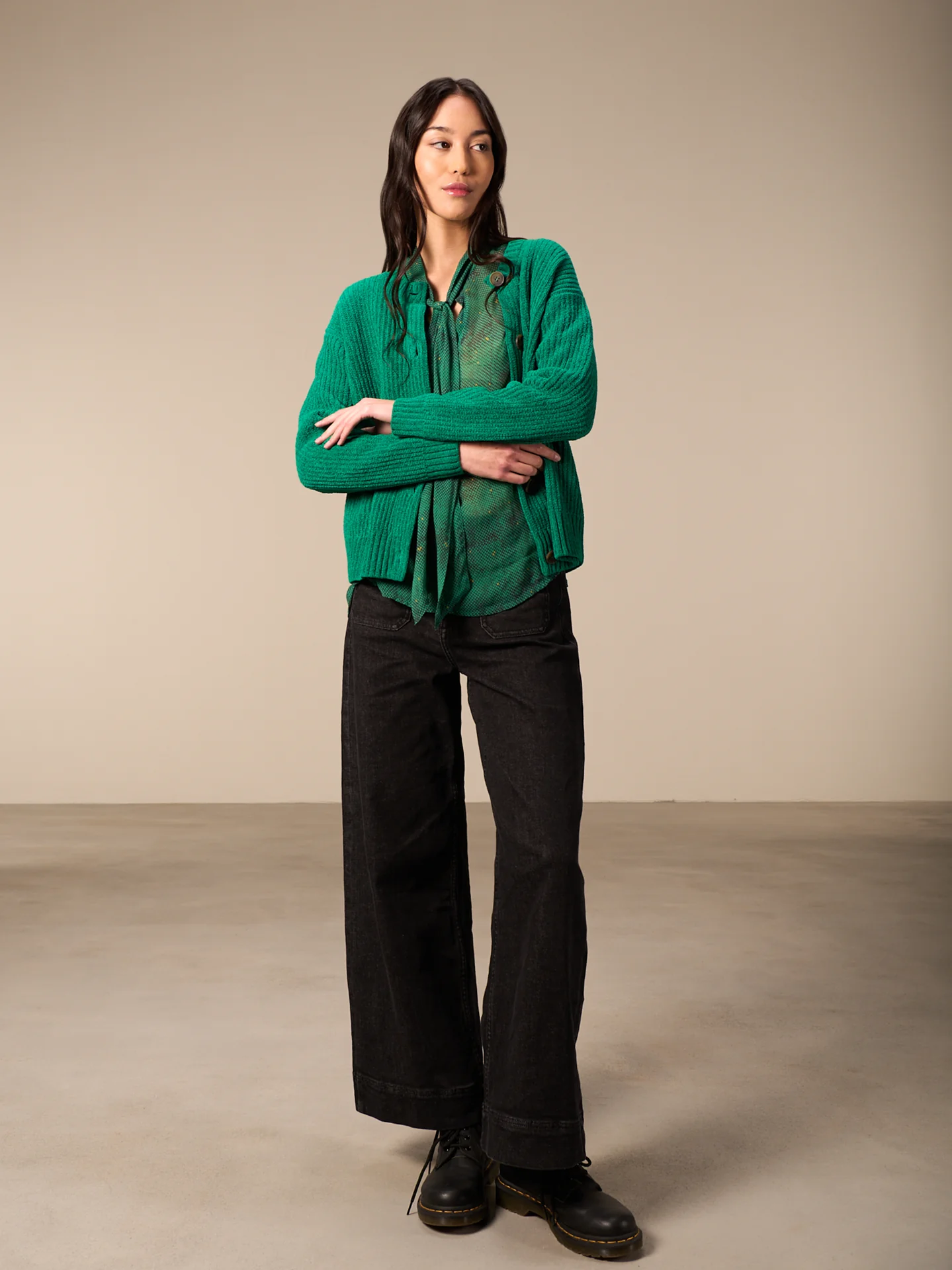 Strickjacke mit Knopfverschluss - Image 7