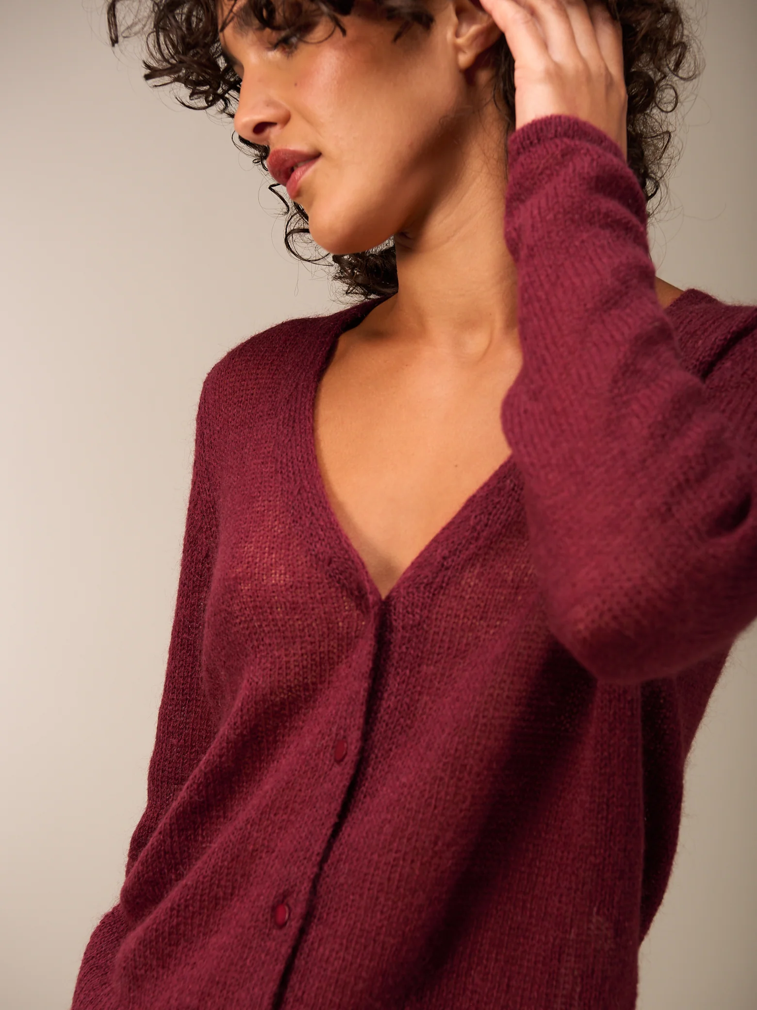 Strickjacke mit Knopfverschluss - Image 7