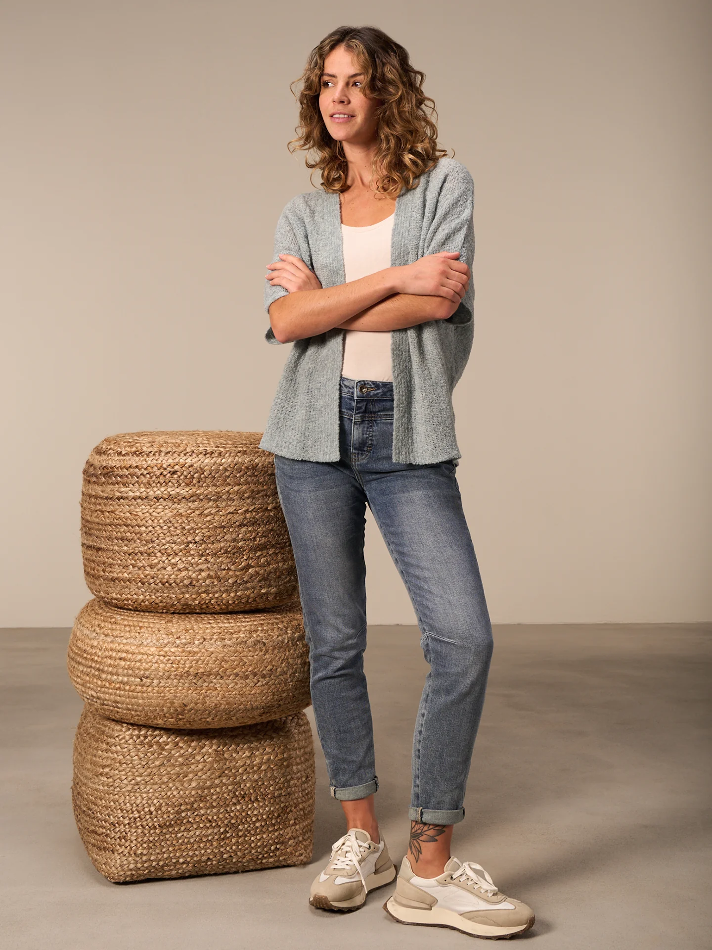 Strickjacke mit Wolle - Image 7