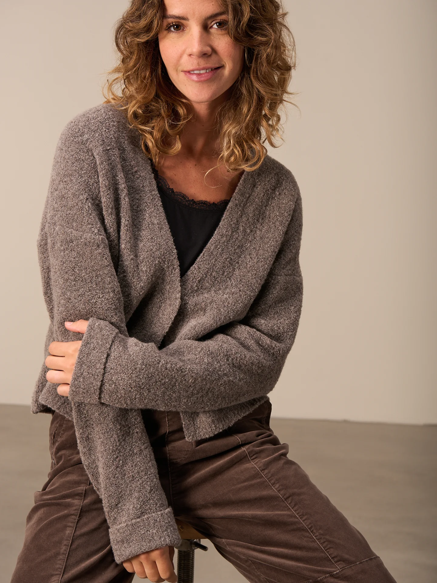 Strickjacke mit Wolle - Image 12