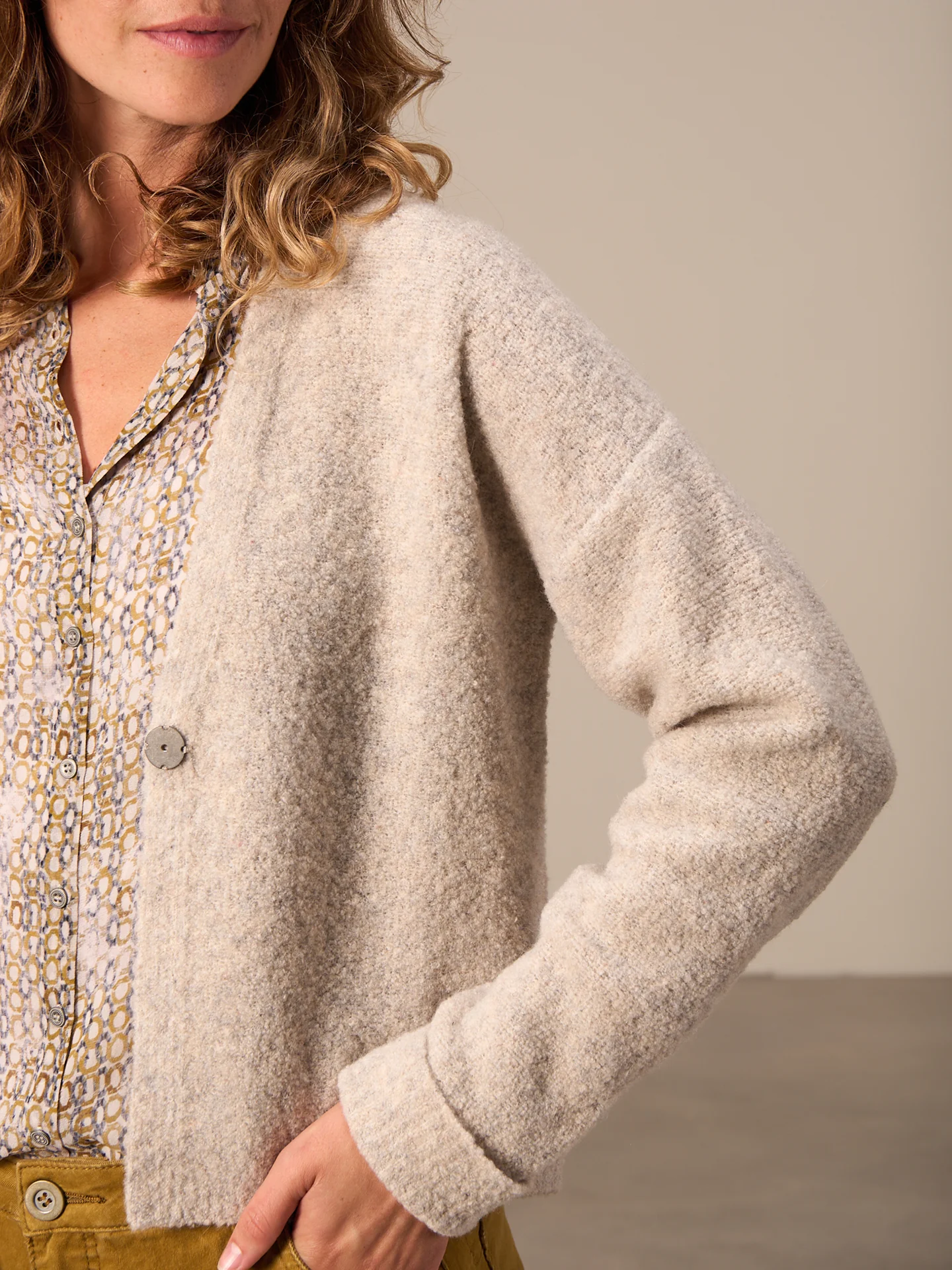 Strickjacke mit Wolle - Image 3