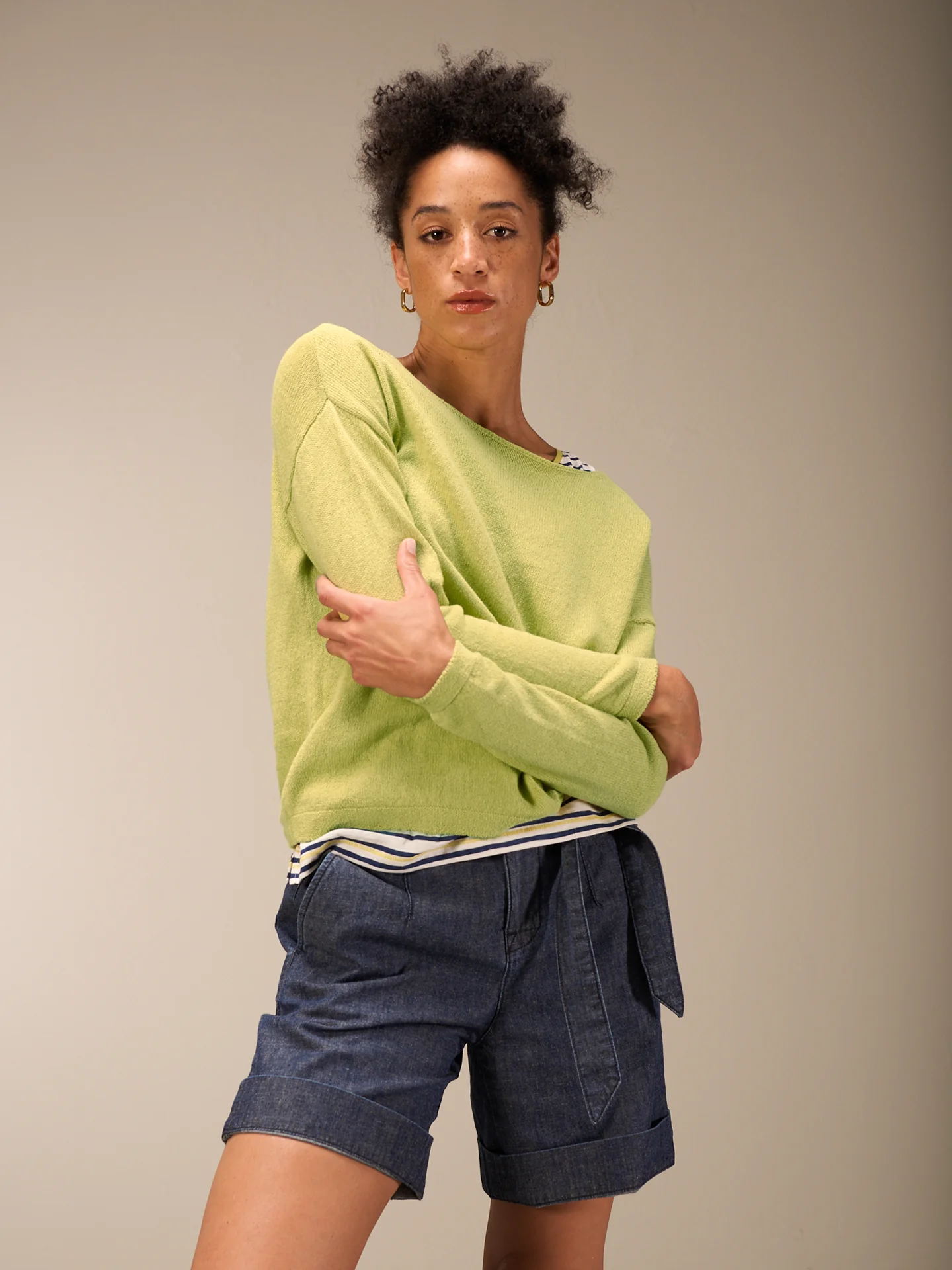 Strickpullover mit Leinen - Image 11